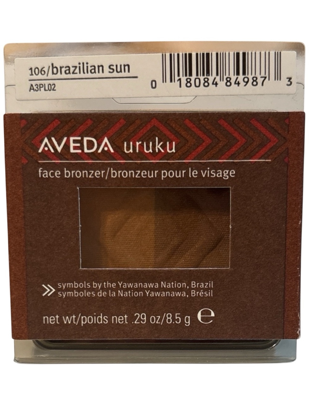 Aveda Uruku Face Bronzer 106 Brazilian Sun Rare Discontinued NIP 8.5g